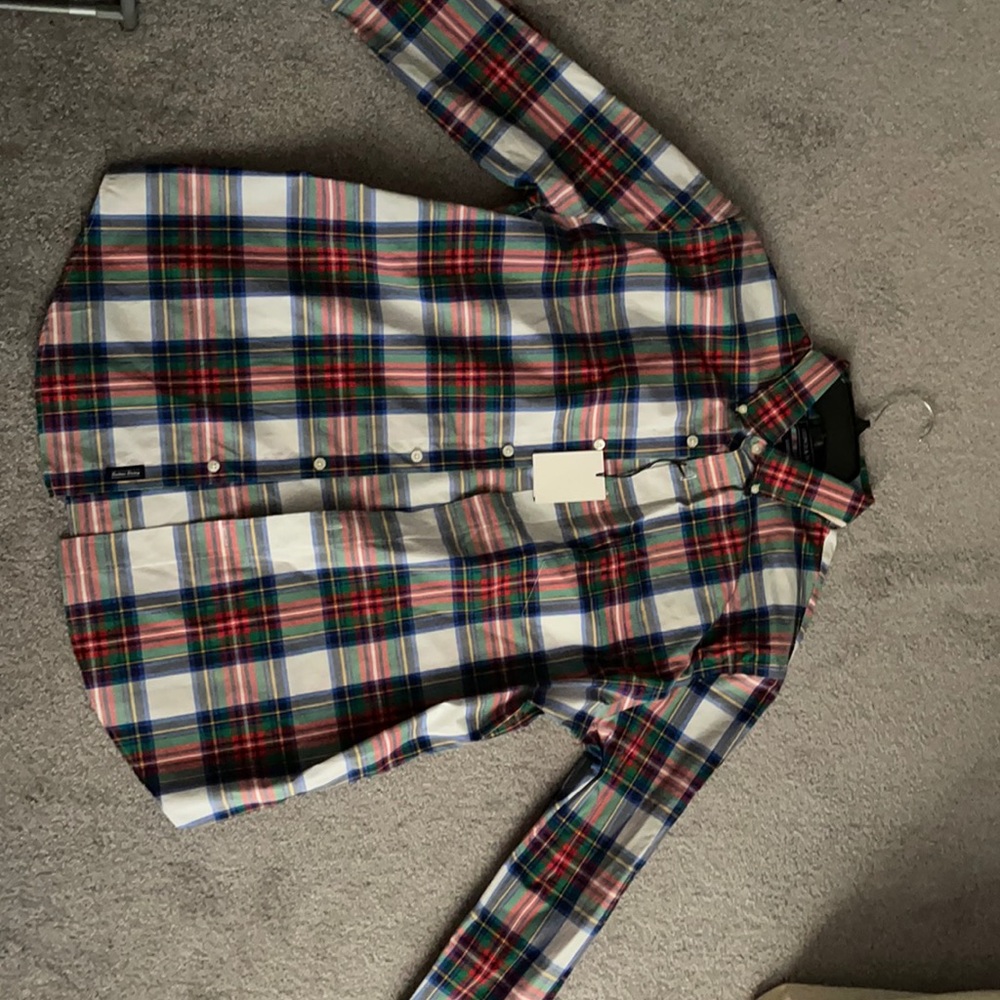 L Crown & Ivy Multi-Coloured Dress Shirt